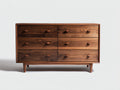 Kommode mit Schubladen Holzkommode 150x45x85 cm Dunkelbraun Modernes Design