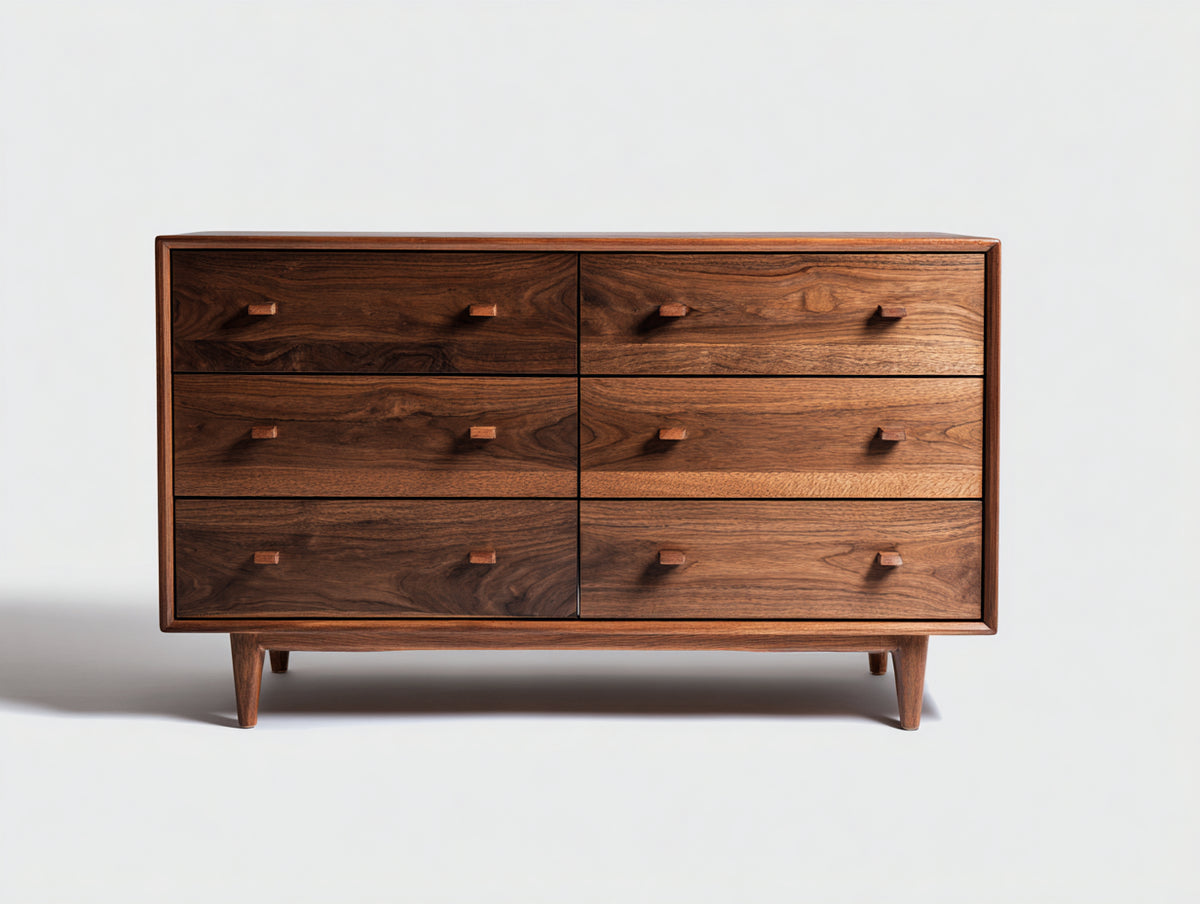 Kommode mit Schubladen Holzkommode 150x45x85 cm Dunkelbraun Modernes Design