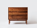 Kommode mit Schubladen 140x40x85 cm Holzkommode mit 3 Schubladen Dunkelbraune Kommode Modernes Aufbewahrungsmöbel