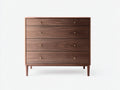 Kommode mit Schubladen Holzoptik 100 x 40 x 90 cm - Braun - Modernes Design mit praktischem Stauraum