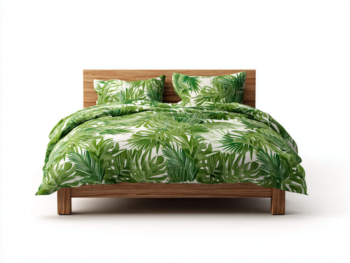 Doppelbett 220x200x100 cm Holzbett mit Kopfteil Doppelbett aus Holz Naturfarbe Modernes Schlafzimmerbett