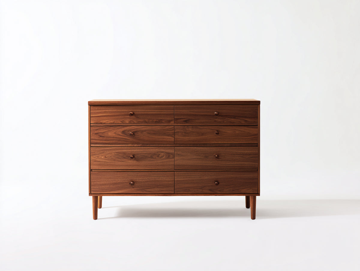 Kommode mit Schubladen Holzkommode 150x45x85 cm Walnussbraun Modernes Design